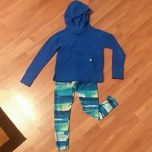 Justice Athletic hoodie/legging outfit